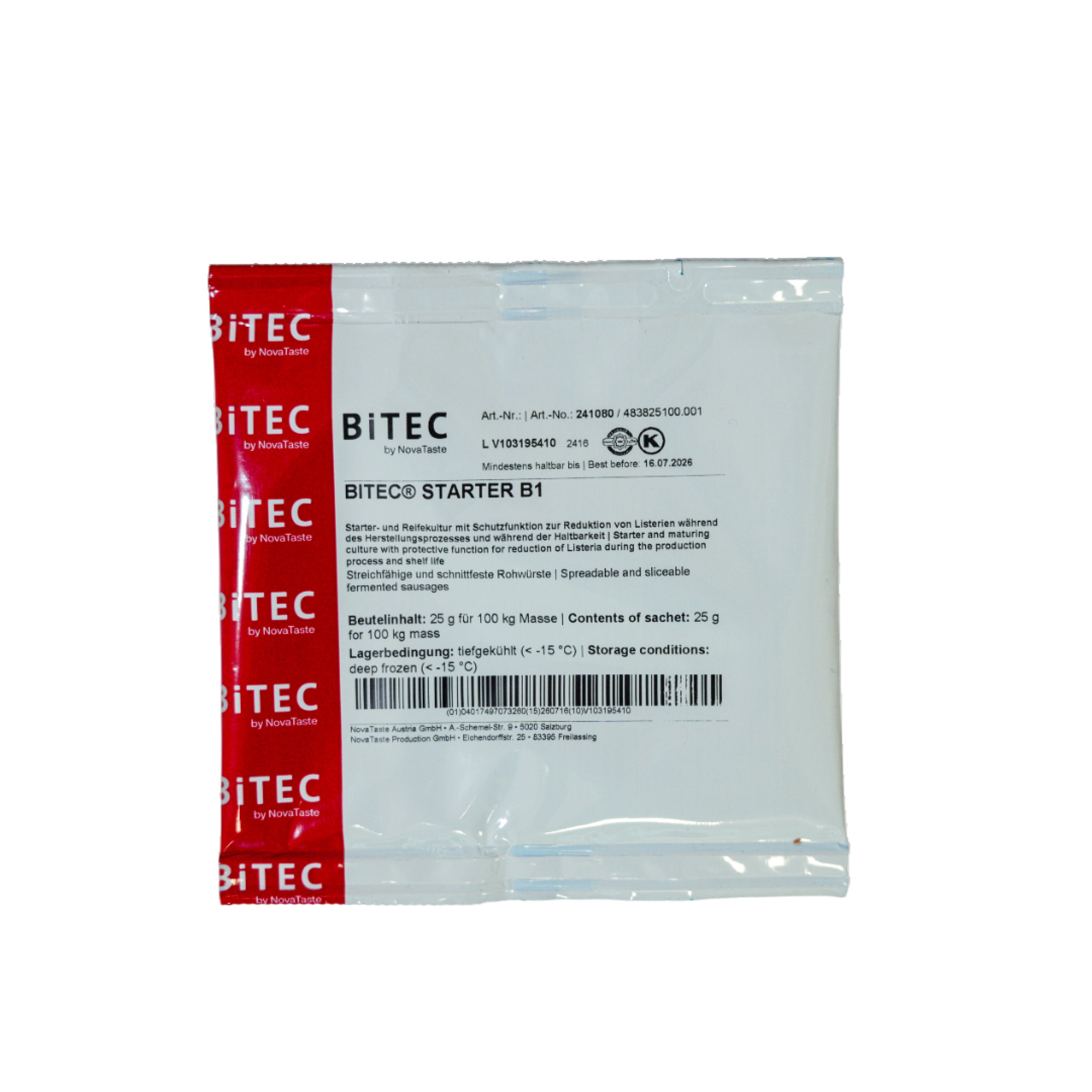 Starter para Salame – Cultivo Iniciador 25g