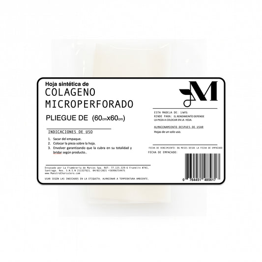 Hojas de Colágeno (Charcutería Seca o Dry Aged) – 60x40cm (Medida Aproximada)