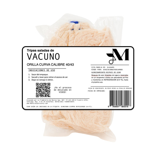 Orilla de Vacuno Calibre 40/43 (Curva)