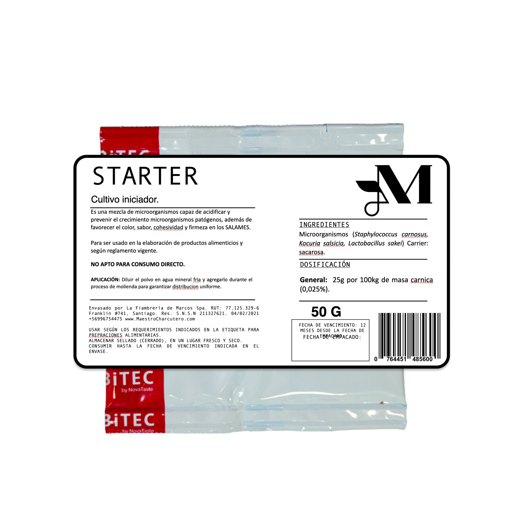 Starter para Salame – Cultivo Iniciador 25g