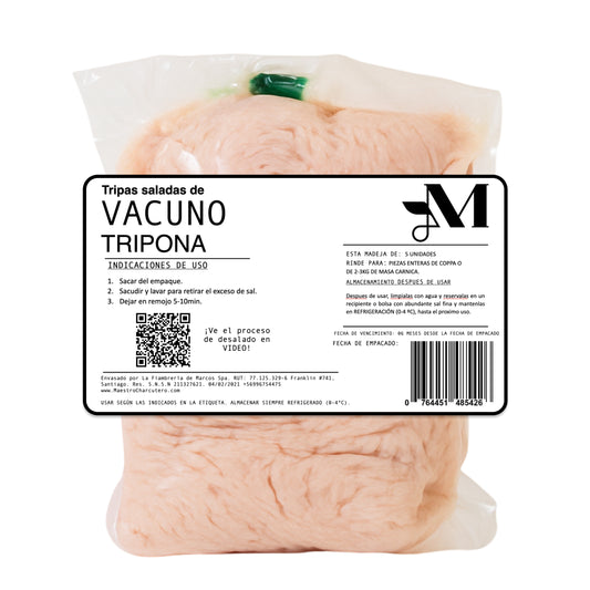 Tripona de Vacuno Simple – Ideal para Músculos Grandes y Embutidos Artesanales